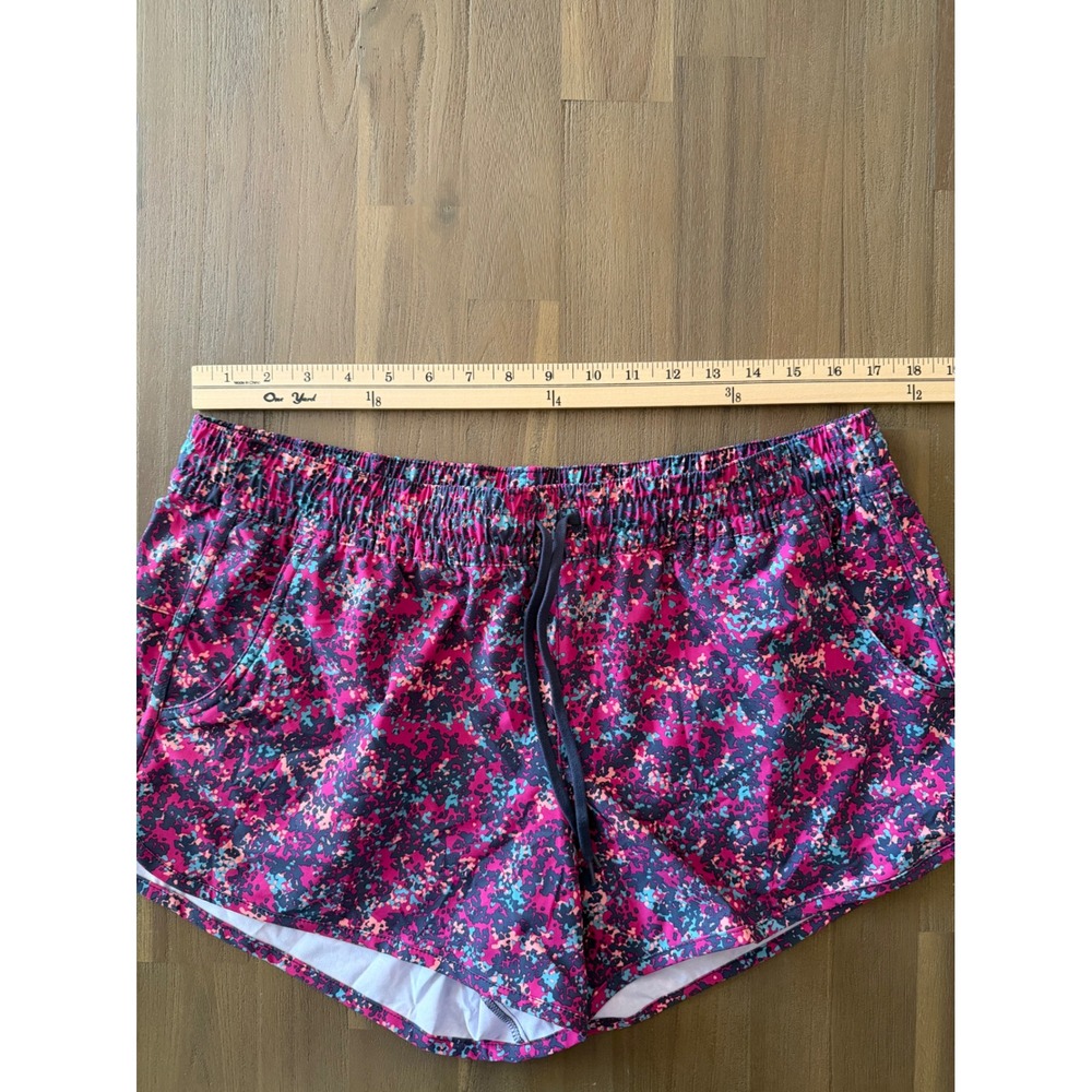 Columbia Sandy River Shorts Womens Large Pink Blue Camo Floral Hiking XL2827 - Picture 3 of 6